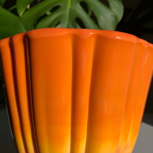 LE SMITH Glass Bittersweet Orange Covered Compote - Picture 12 of 15